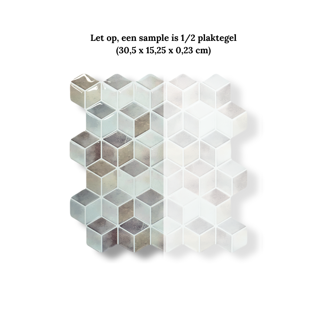 Adhesive tile cubique vision 2.3mm