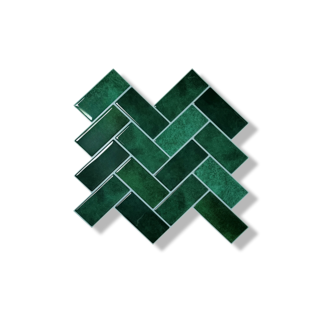 Adhesive tile Evergreen elegance herringbone 2.3mm