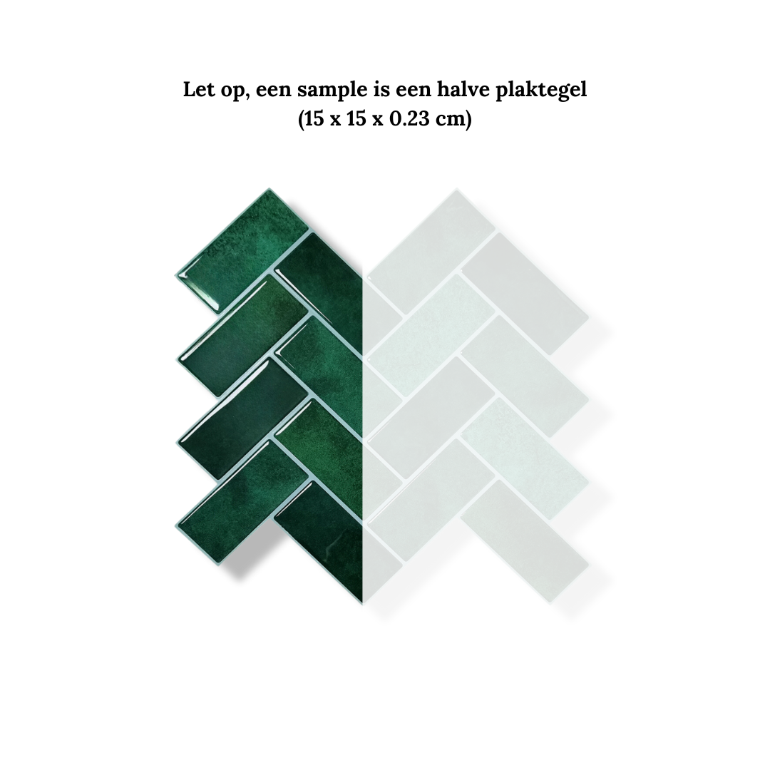 Adhesive tile Evergreen elegance herringbone 2.3mm