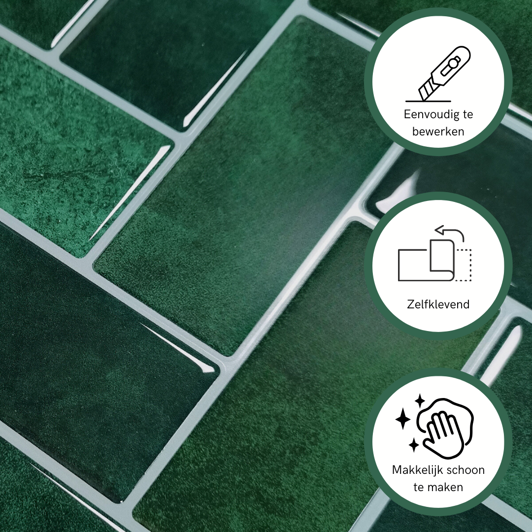 Adhesive tile Evergreen elegance herringbone 2.3mm