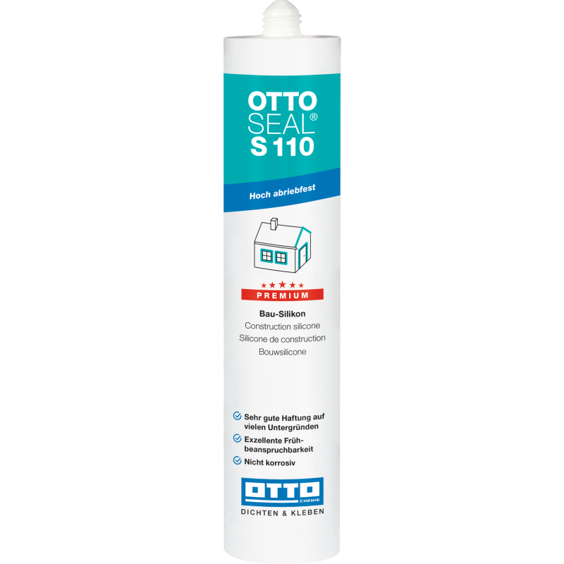OTTO SEAL S110 - BLACK - silicone finishing sealant