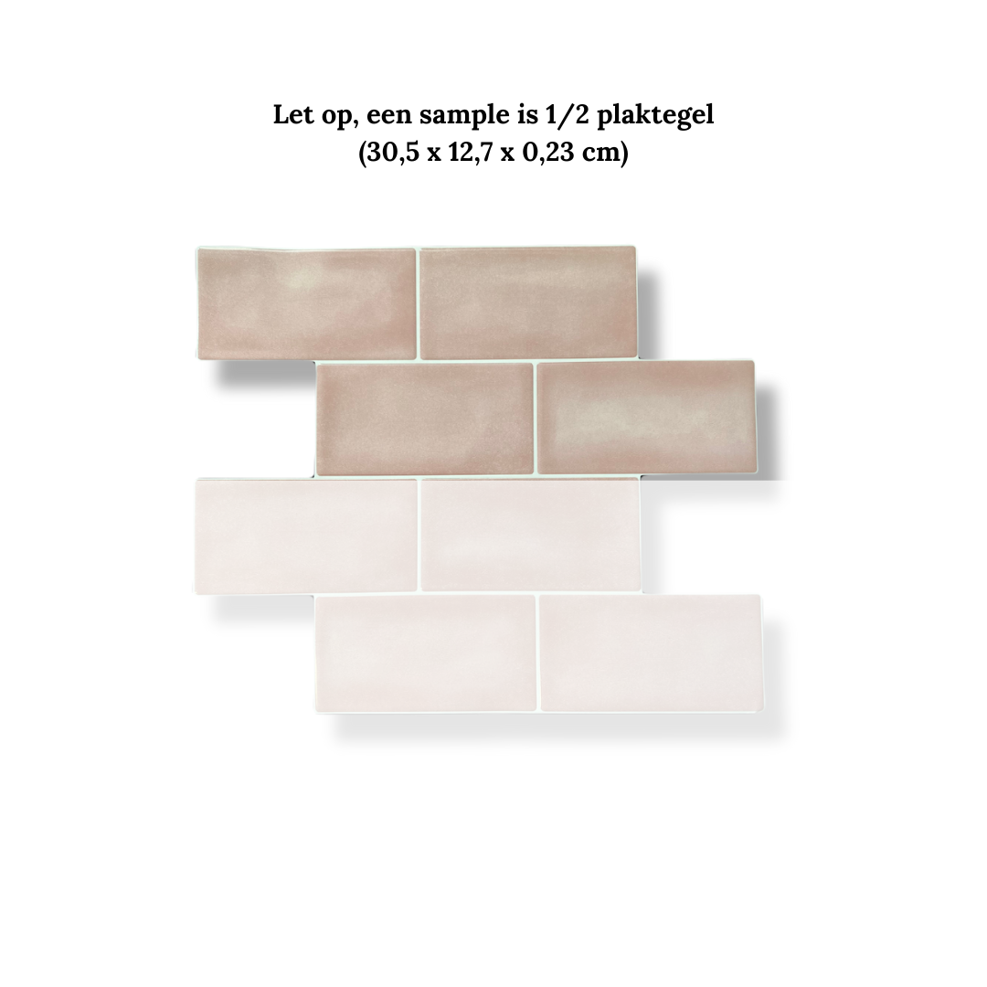 Adhesive tile Rose Glow 2.3mm