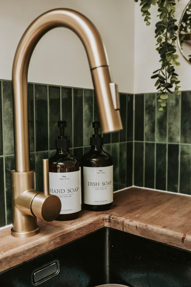 Adhesive tile Mossy green oblong 1mm