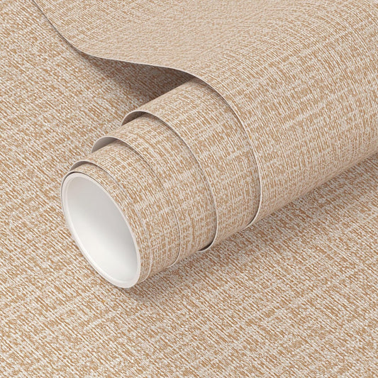Self-adhesive wallpaper - Linen wheat