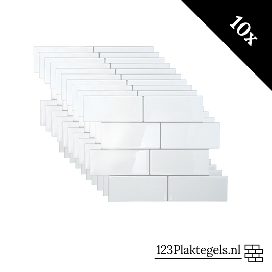 Adhesive tile basic white 2.3mm