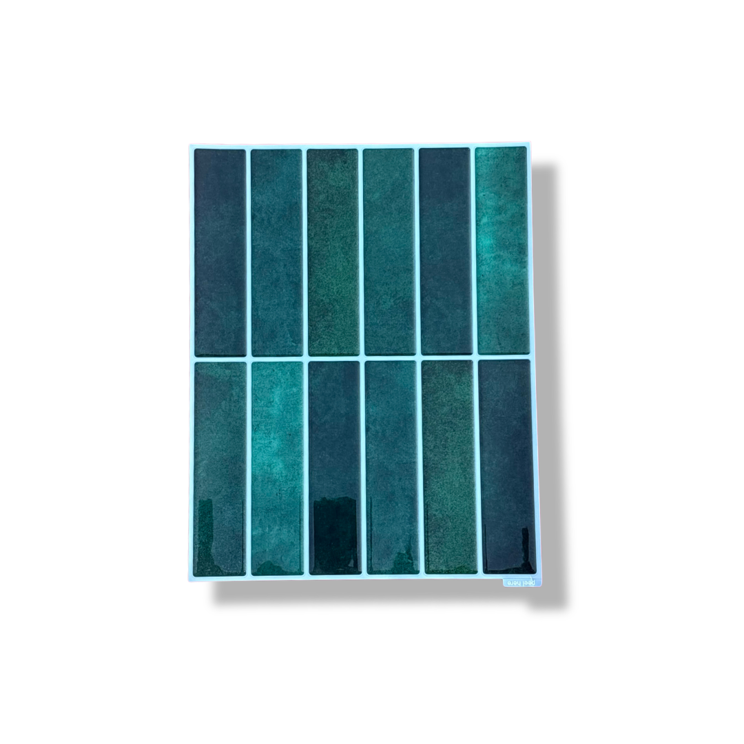 Adhesive tile Rose glow chevron 1mm