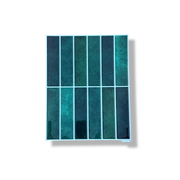 Adhesive tile Rose glow chevron 1mm