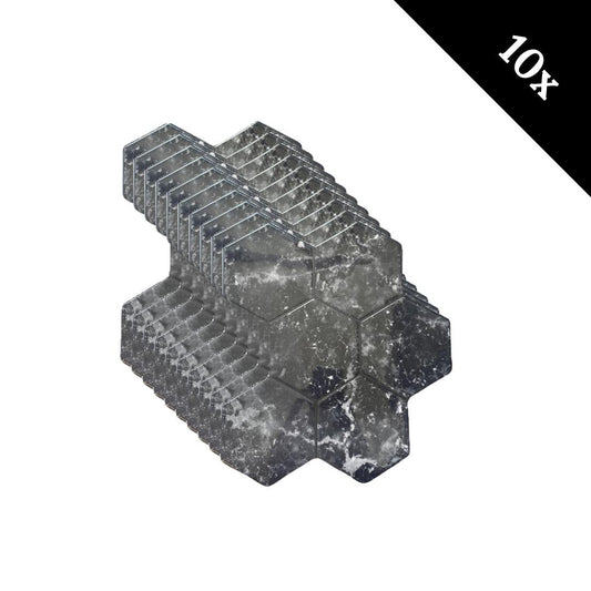 HexaLux black adhesive tile 2.3mm