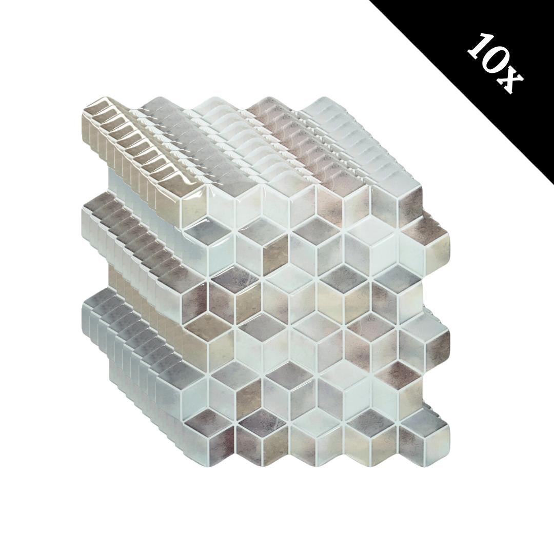 Adhesive tile cubique vision 2.3mm