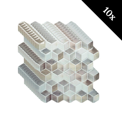 Adhesive tile cubique vision 2.3mm