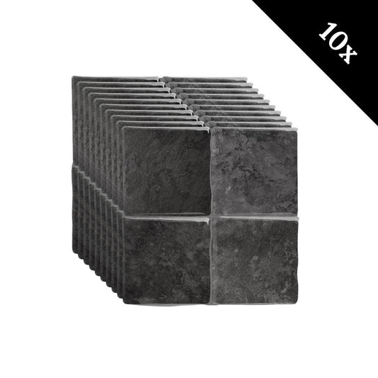Black mist square adhesive tile 1mm