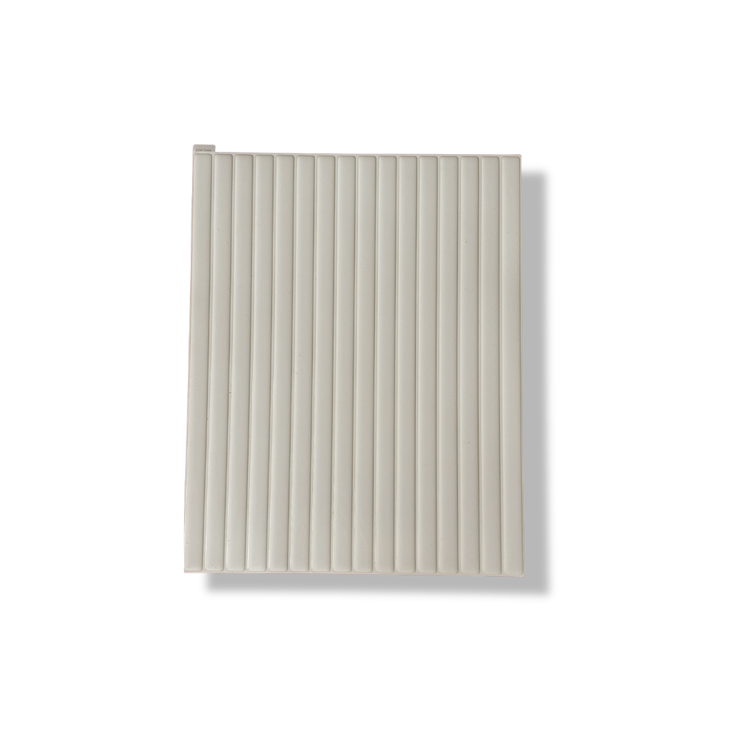 Adhesive tile Rose glow chevron 1mm
