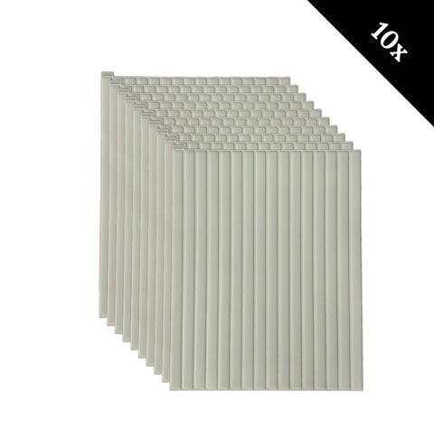 Adhesive tile Rose glow chevron 1mm