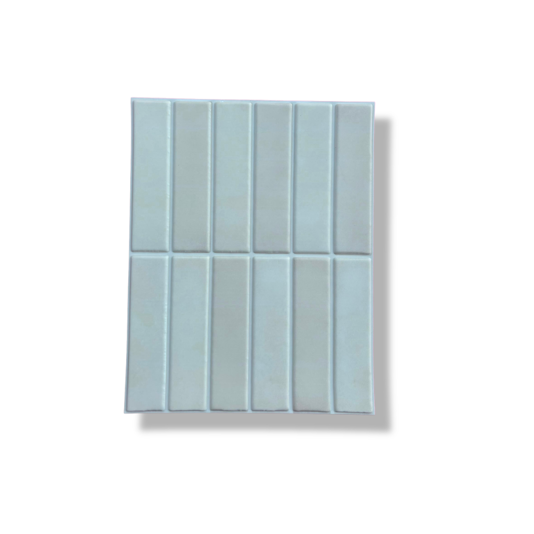 Adhesive tile Rose glow chevron 1mm