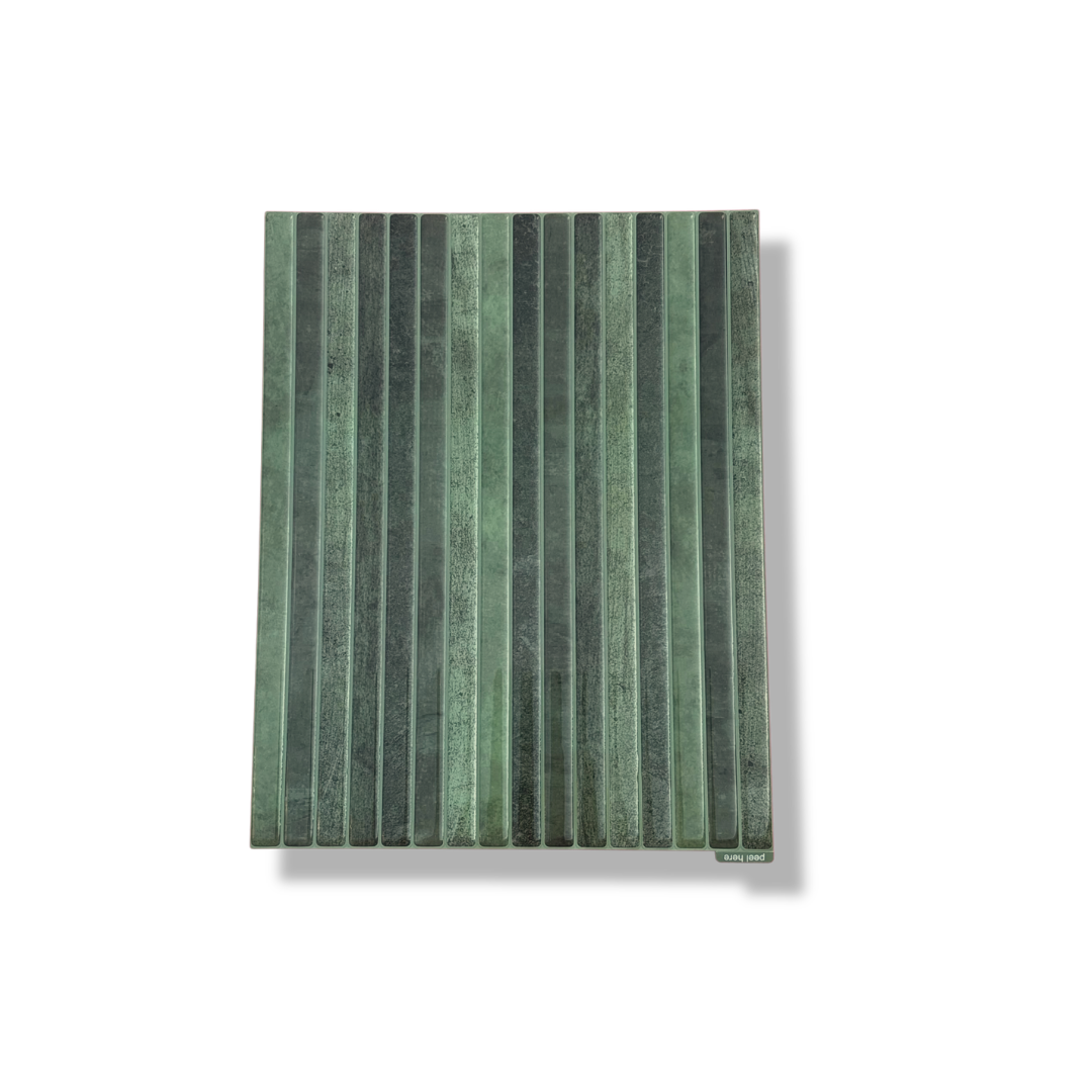 Adhesive tile Rose glow chevron 1mm