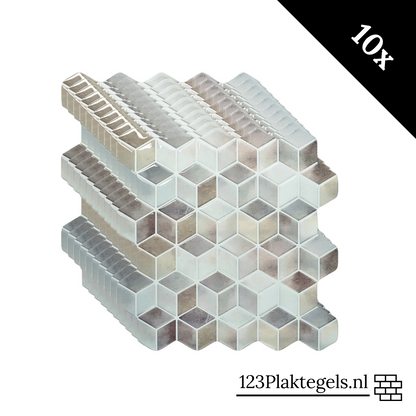 Adhesive tile cubique vision 2.3mm