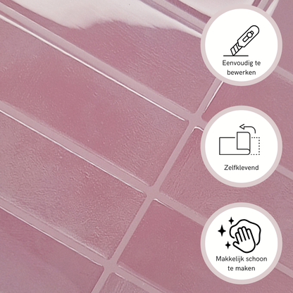 Adhesive tile Rose bliss oblong 1mm