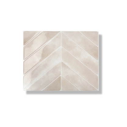 Adhesive tile Rose glow chevron 1mm