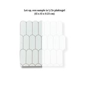 Adhesive tile Rose glow chevron 1mm