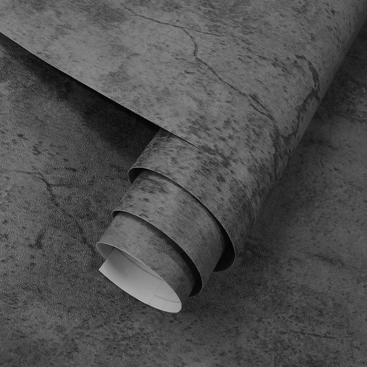 Self-adhesive wallpaper - Concrete look dark grey