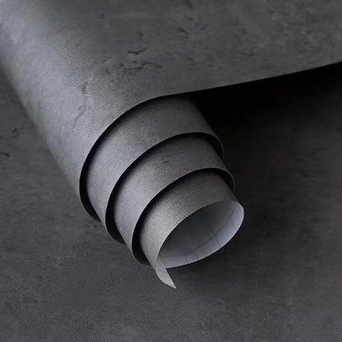 Self-adhesive wallpaper - Concrete look dark grey wash