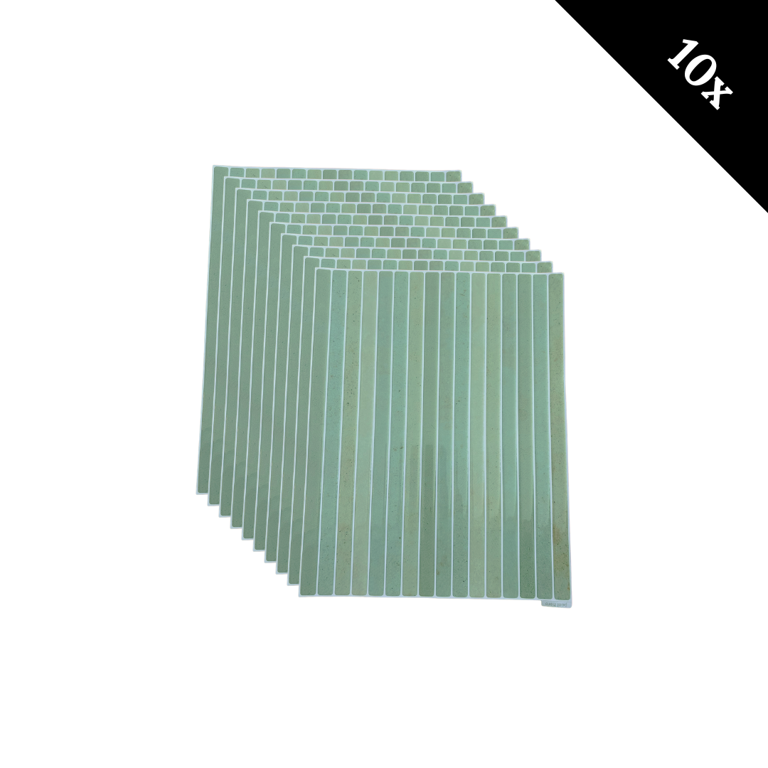 Adhesive tile Rose glow chevron 1mm
