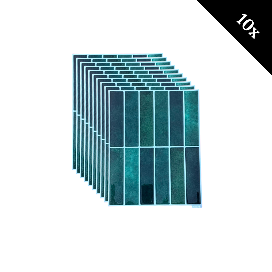 Adhesive tile Rose glow chevron 1mm