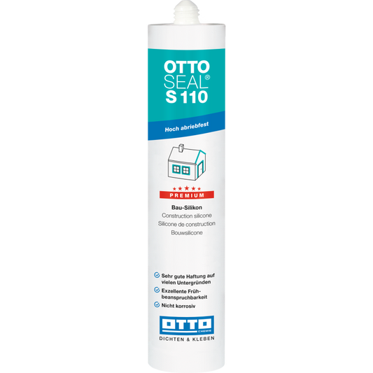 OTTO SEAL S110 - BLACK - silicone finishing sealant